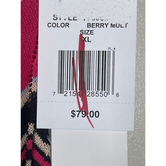 NWT Women's London Times Square Neck Short Sleeve Knit Dress XLarge - Picture 7 of 7